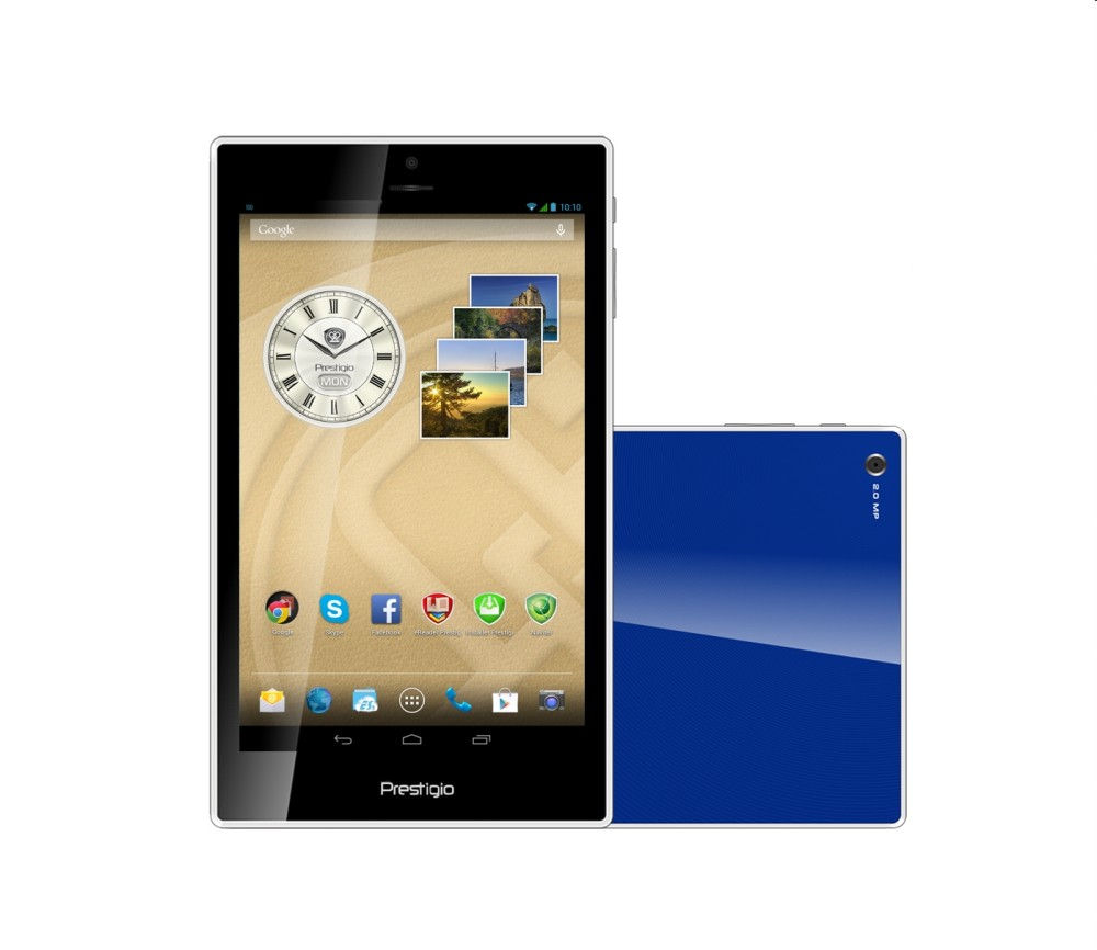 Tablet-PC 8.0   IPS 1280x800 3G 16GB Android 4.2 QC Blue PRESTIGIO MultiPad Col fotó, illusztráció : PMT5887_3G_D_BL