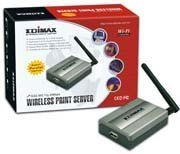 Edimax Wireless 54M printszerver 1P USB2 ( 3 �v gar.) PS1206UWG fot�