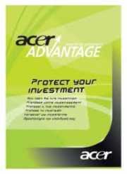 Acer Gold garancia kiterjeszt�s csomag "Gold" 17" ( 0 h�nap Acer szervizben ) Q3.006LB.B00 fot�