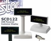 USB vevőkijelző, fehér fotó, illusztráció : SCD122
