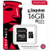 Memria-krtya 16GB SD micro + olvas (SDHC Class 10 A1) Kingston Industrial SDCIT2/16GB                                                                                                                