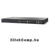 Cisco SG300-28PP 26port GE LAN, 2port GE combo 24port PoE 180W L3 menedzselhető switch