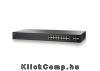 Cisco SG200-18 16 LAN 10/100/1000Mbps, 2 miniGBIC Smart menedzselhet rack switch