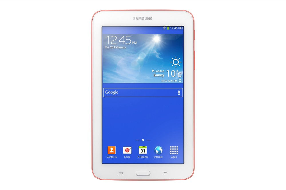Galaxy Tab 3 7.0 Lite/Goya WiFi 8GB tablet, pink T110 fotó, illusztráció : SMG-SM-T110NPIAXEH