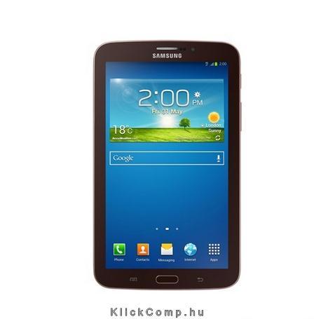 Galaxy Tab3 7.0 SM-T211 8GB barna Wi-Fi + 3G tablet fotó, illusztráció : SM-T2110GNAXEH