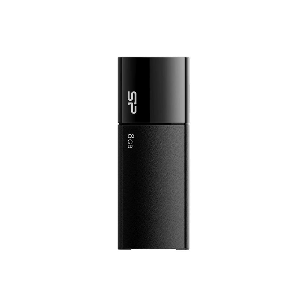 8GB Pendrive USB2.0 fekete Silicon Power Ultima U05 fotó, illusztráció : SP008GBUF2U05V1K