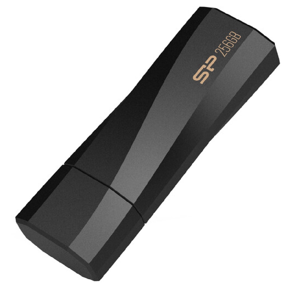 256GB Pendrive USB3.2 fekete Silicon Power Blaze B07 fotó, illusztráció : SP256GBUF3B07V1K