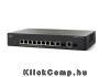 Cisco SG300-10MP 8 LAN 10/100/1000Mbps, 2 miniGBIC menedzselhet rack switch