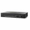Cisco SF302-08P 8 LAN 10/100Mbps, 2 miniGBIC menedzselhet rack switch