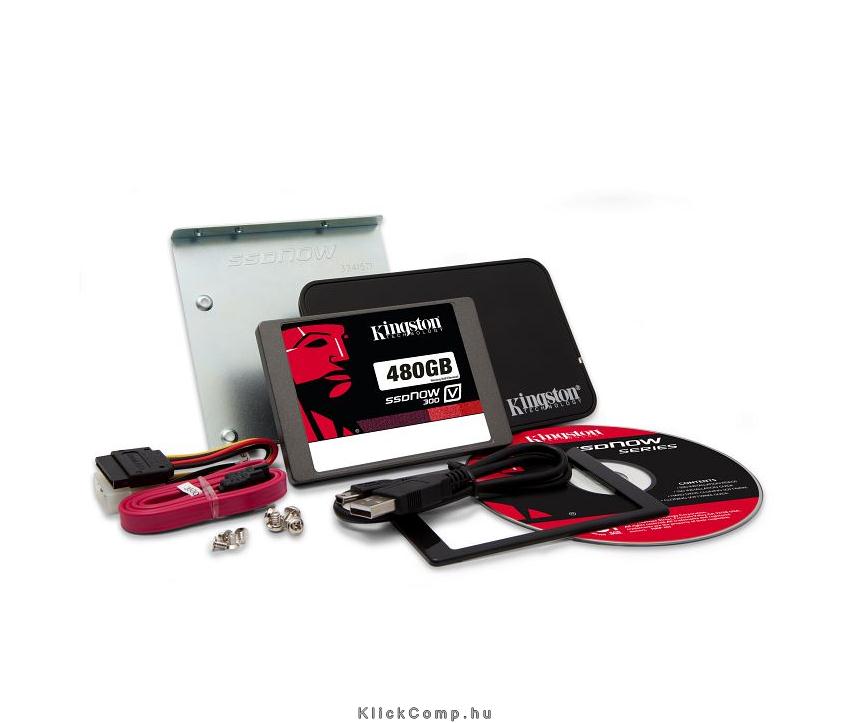 480GB SSD SATA3 2,5  7mm KINGSTON SV300S3B7A/480G Upgrade Kit fotó, illusztráció : SV300S3B7A_480G
