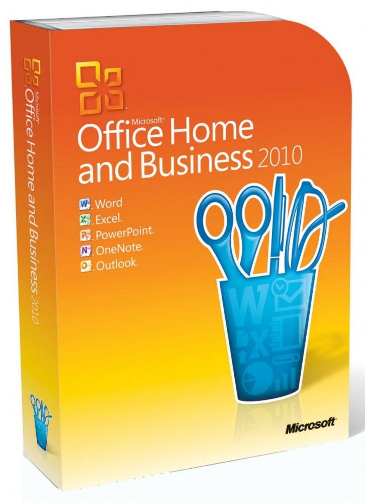 Microsoft Office Home and Business 2010 32-bit/x64 English Intl DVD fotó, illusztráció : T5D-00159