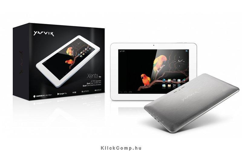 YARVIK 10  Tablet IPS, And 4.1.1 JB, A9 1,6GHZ, QC GPU, 16GB, 1GB, HDMI, Wifi, fotó, illusztráció : TAB10-211