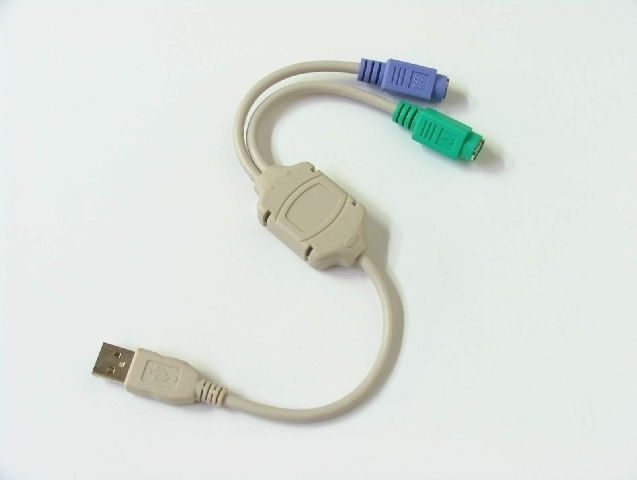 1 USB=>PS2*2 átalakító fotó, illusztráció : UB75