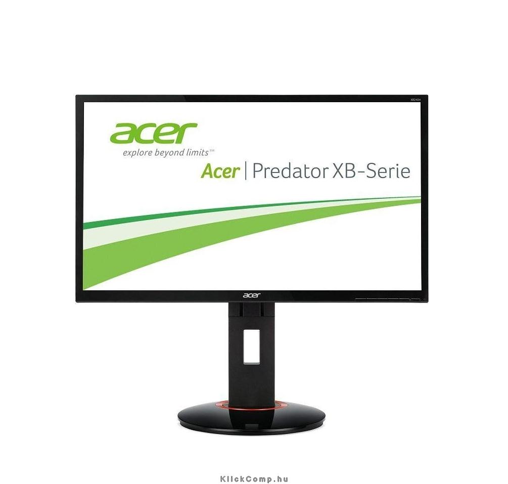 Monitor 24  LED Displayport 144Hz-es Acer Predator XB240HAbpr fotó, illusztráció : UM.FB0EE.A01