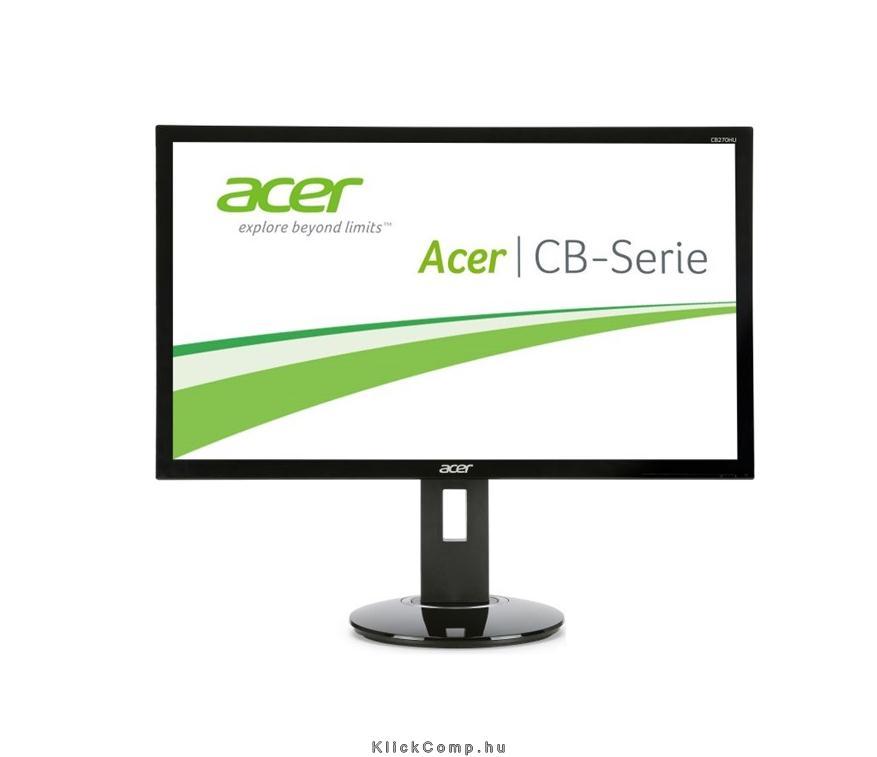Monitor 28  LED DVI HDMI DisplayPort 4K2K multimédiás Acer CB280HKbmjdppr fotó, illusztráció : UM.PB0EE.001