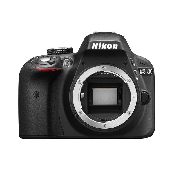 Digitális fényképezőgép Nikon D3300 csak váz! fekete digitális tükörreflexes fé fotó, illusztráció : VBA390AE
