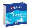 CD-R lemez, 700MB, 52x, vékony tok, VERBATIM "DataLife"