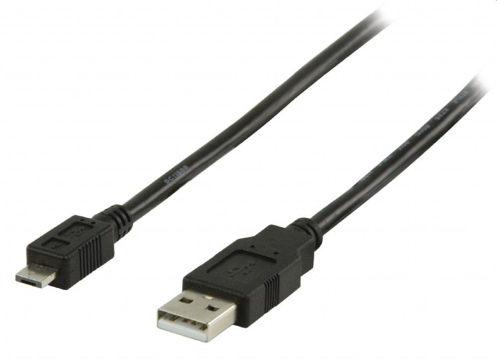 USB kábel USB A - microA 1m USB2.0 fotó, illusztráció : VLCP60400B10