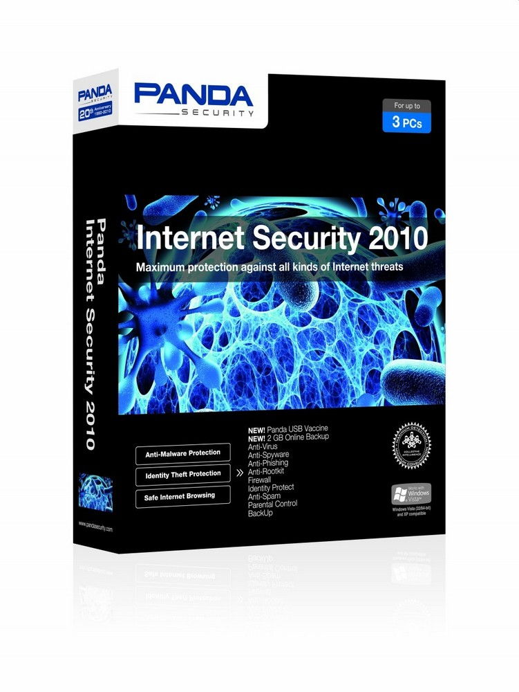 Internet Security 2010 Retail Box 3 PC-re 1 éves előfizetés fotó, illusztráció : W12IS10