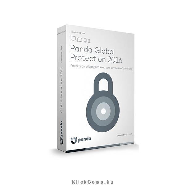 Panda Global Protection 2016 Retail MiniBox - 5 eszköz - 1 év fotó, illusztráció : W1GP16MB5