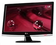 LG W2253TQ-PF FullHD desgn monitor ffekete, DVI, 50000:1, 2ms, 250cd/m2, Smart ( Szervizben 3 �v ) W2253TQ-PF fot�