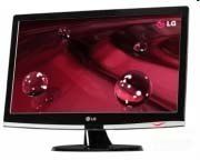 LG W2253V-PF FullHD design monitor ffekete, DVI, HDMI, 50000:1, 2ms, Smart ( Szervizben 3 �v ) W2253V-PF fot�
