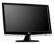 LG W2453TQ-PF FULL HD monitor DVI 50.000:1, 2 ms, f�nyes fekete ( Szervizben 3 �v ) W2453TQ-PF fot�