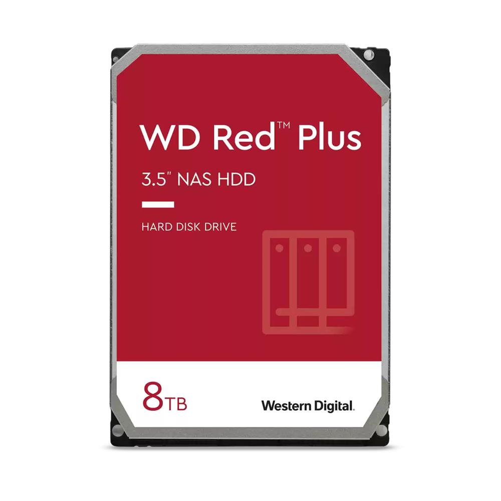 8TB 3,5  HDD SATA3 Western Digital Red Plus fotó, illusztráció : WD80EFZZ