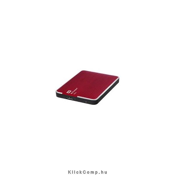 2TB külső HDD 2,5  USB3.0 piros Western Digital My Passport Ultra winchester fotó, illusztráció : WDBMWV0020BRD-EESN