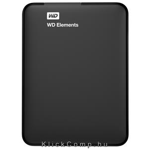 3TB külső HDD 2,5  USB3.0 Fekete WD Elements fotó, illusztráció : WDBU6Y0030BBK-EESN
