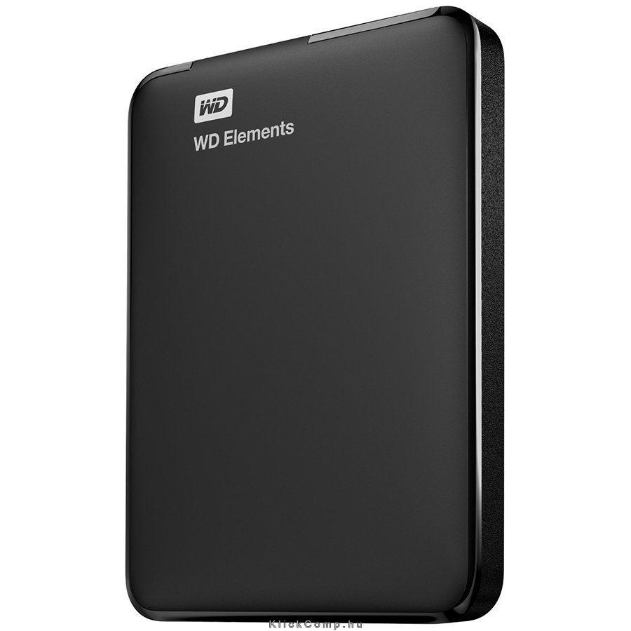 500GB Külső HDD 2,5  USB3.0 Western Digital Elements Portable Fekete fotó, illusztráció : WDBUZG5000ABK-EESN