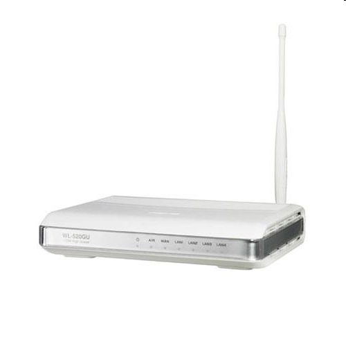 Ethernet ASUS Wireless Router + Printserver 54Mbps, 1x WAN +4xLAN (1 - Már nem fotó, illusztráció : WL-520GU