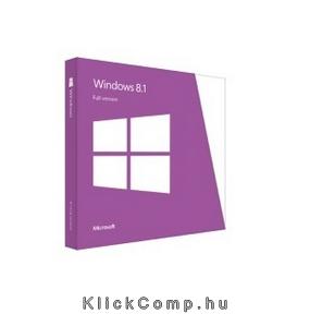 Microsoft Windows 8.1 32-bit HUN 1 Felhasználó Oem 1pack operációs rendszer szo fotó, illusztráció : WN7-00642