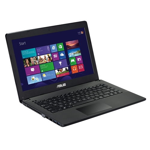 ASUS 14  notebook /AMD Dual-Core E1-2100/4GB/500GB/HD8670M 1GB/fekete notebook fotó, illusztráció : X452EA-VX038D