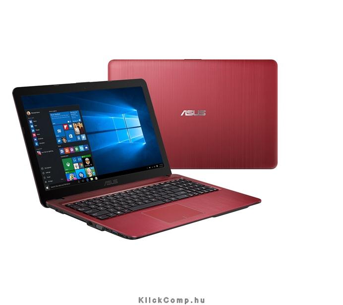 ASUS laptop 15,6  N3050 piros fotó, illusztráció : X540SA-XX154D