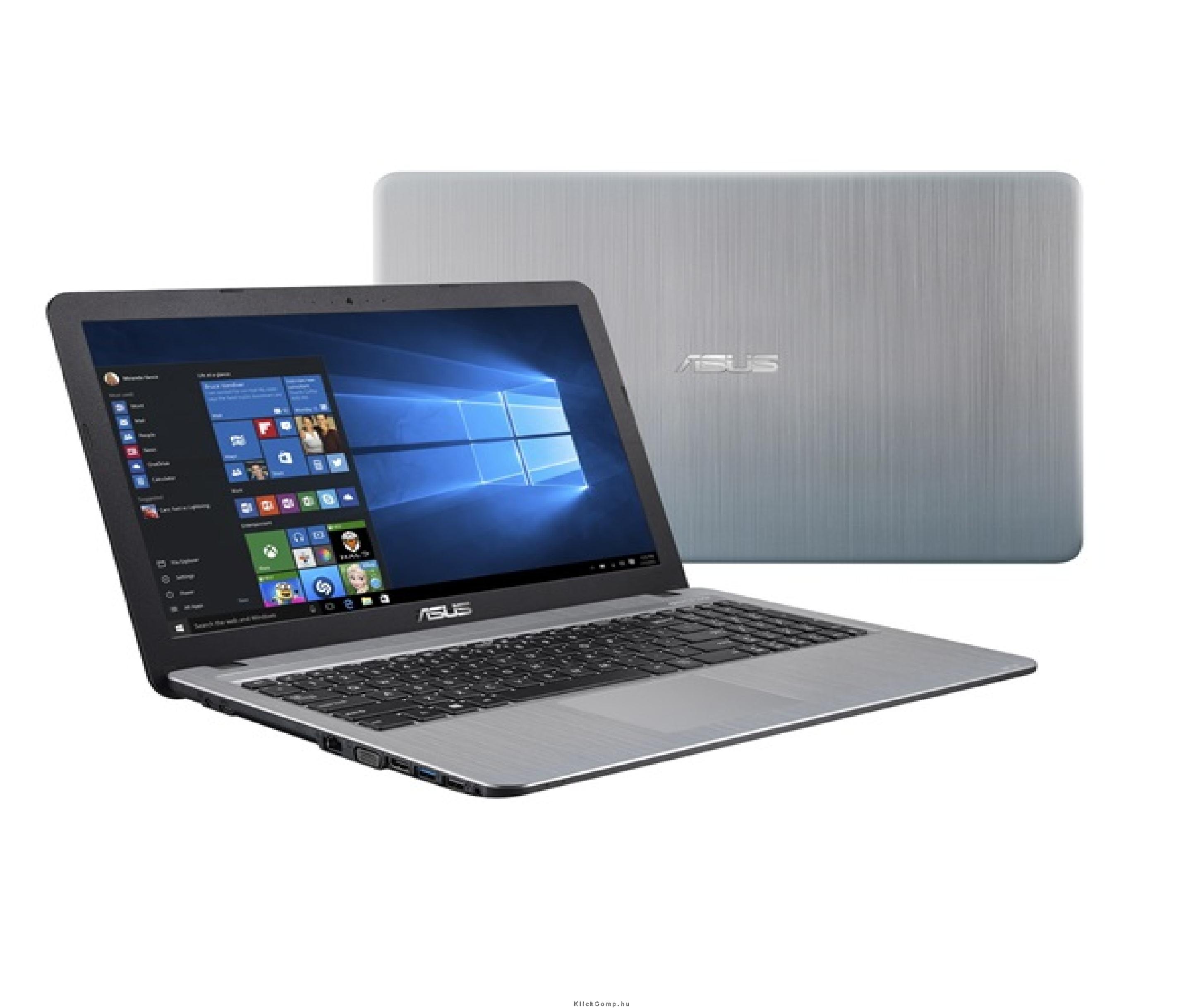 ASUS laptop 15,6  N3700 ezüst fotó, illusztráció : X540SA-XX198D