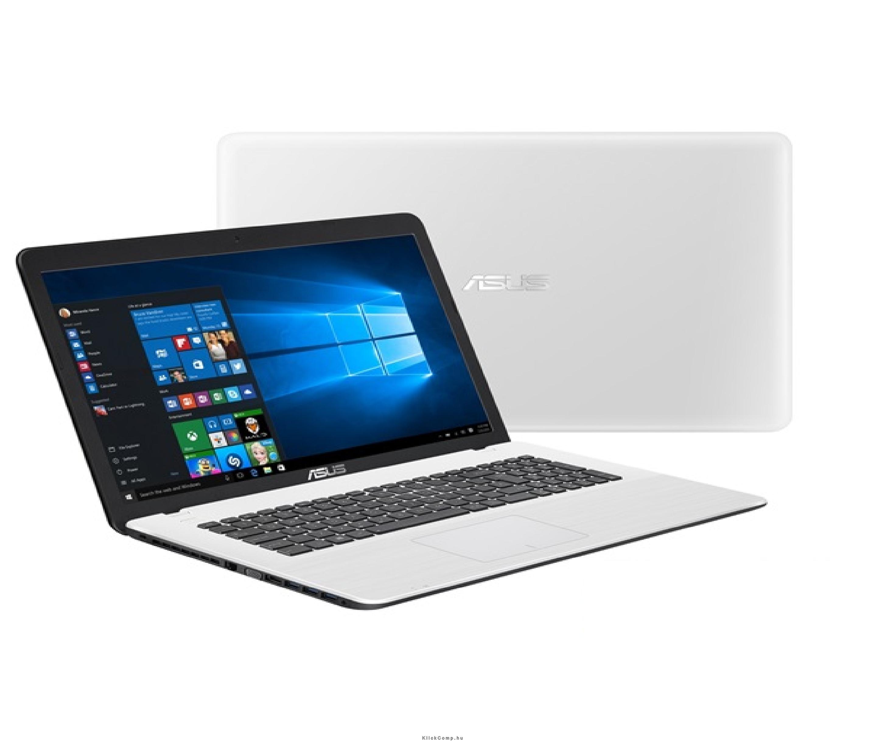 ASUS laptop 17,3  N3150 1TB fehér fotó, illusztráció : X751SA-TY027D