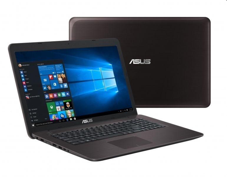 Asus laptop 17,3  i3-6100U 4GB 1TB GT920-2G DOS barna fotó, illusztráció : X756UV-TY037D