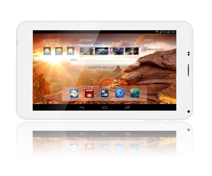 Tablet-PC 7 /3G/GPS/Dual Simm/IPS 1024*600 QC 1.3 GHZ 1GB/8 GB And Wayteq XTAB- fotó, illusztráció : XTAB7XQUAD