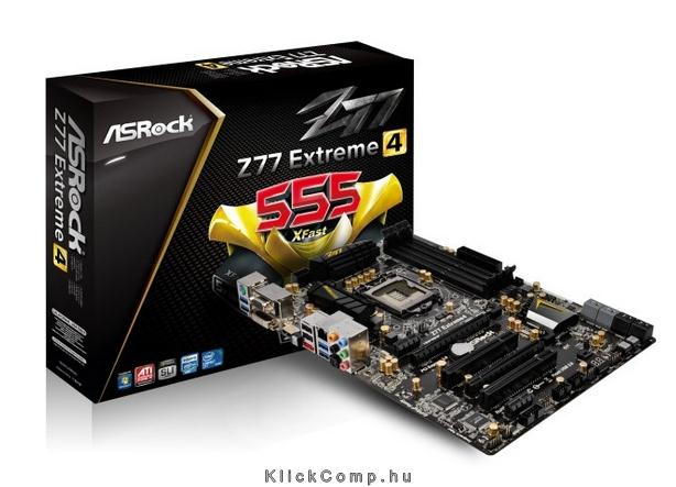 ASRock Intel LGA1155 ATX alaplap Z77 EXTREME4 fotó, illusztráció : Z77-EXTREME4