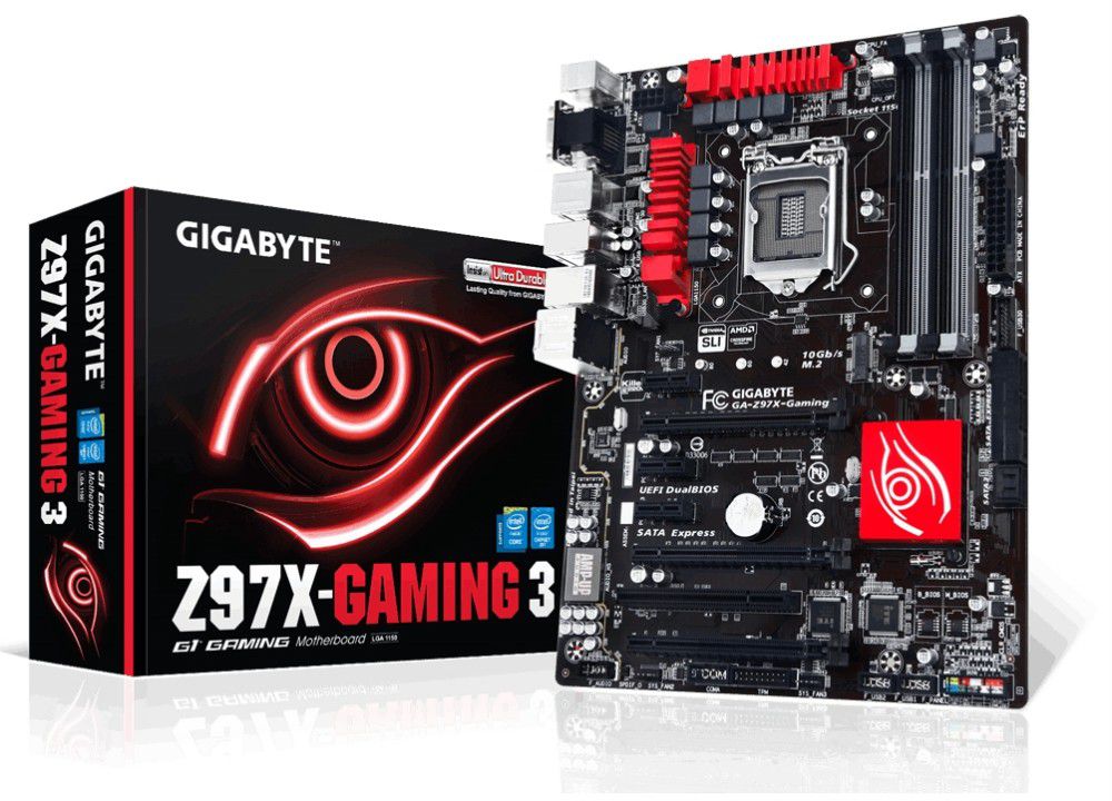 Alaplap Z97 LGA1150 ATX Intel Gigabyte Z97X-GAMING 3 fotó, illusztráció : Z97X-GAMING-3