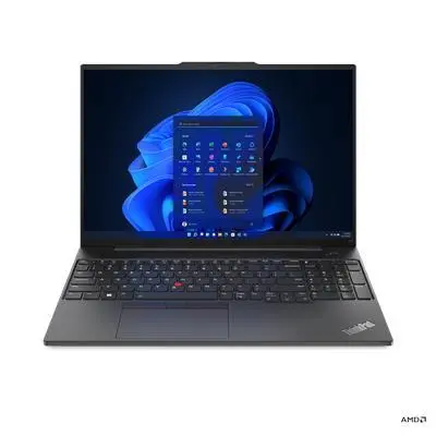 Lenovo ThinkPad laptop 16&#34; WUXGA i5-1335U 16GB 512GB IrisXe W11Pro fekete Lenovo ThinkPad E16 G1 21JN00BHHV fotó