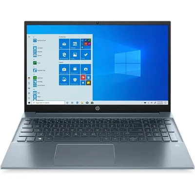 HP Pavilion laptop 15,6&#34; FHD i3-1125G4 8GB 256GB UHD W10 kék HP Pavilion 15-eg0022nh 398Q9EA fotó