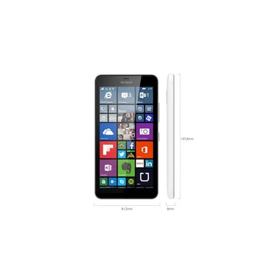 Dual SIM mobiltelefon Microsoft Lumia 640 XL fehér 640XLDSWH fotó