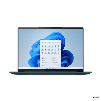 Lenovo Yoga laptop 14&#34; WQXGA R7-7735HS 16GB 512GB Radeon W11 zöldeskék Lenovo Yoga Pro 7 83AU0054HV fotó