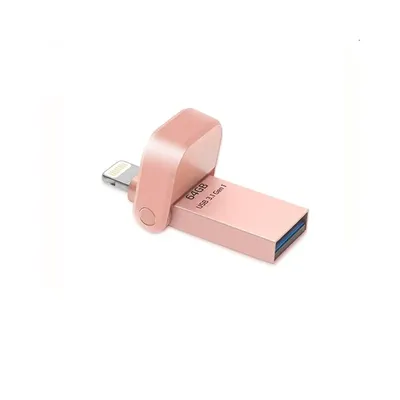 64GB PenDrive Lightning  USB3.1 Rose Gold ADATA AAI920-64G-CRG AAI920-64G-CRG fotó