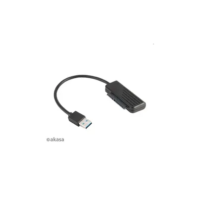 USB3.1 átalakító kábel 2,5&#34; SATA SSD ÉS HDD adapter 20cm Akasa AK-AU3-07BK fotó