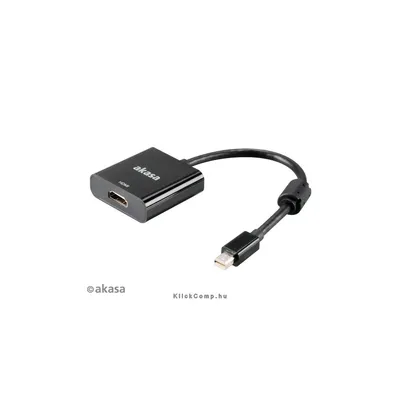 Mini Displayport - HDMI adapter - Akasa AK-CBDP09-20BK AK-CBDP09-20BK fotó