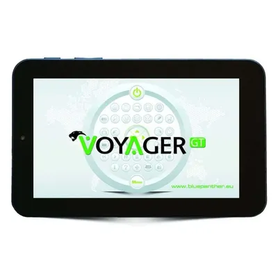 Bluepanther Voyager GT + Telenor Hypernet, fekete TABLET PC WiFi + 3G + BT 4.0 + GPS, 7&#34; 1024x600 IPS, 1,0GHz Dual Core, 1GB RAM 8GB Flash, Android 4.0 ICS, Micro SD, G-Sensor, Magyar nyelvű BPT-VOYAGER-GT-THPE fotó