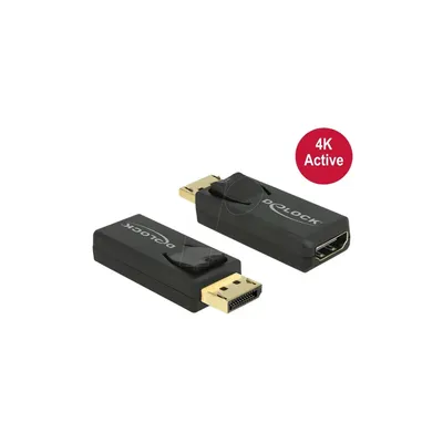 Adapter Displayport 1.2 apa > HDMI anya 4K Aktív DELOCK-65573 fotó